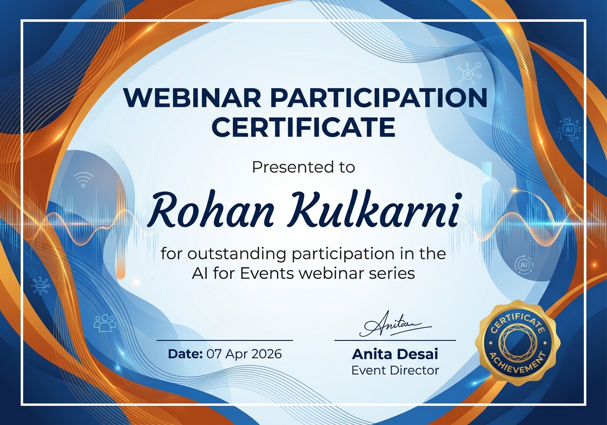 Event / Webinar style